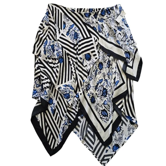 NWT Maeve Silky Asymmetrical Midi Skirt, Size XL - Picture 5 of 9